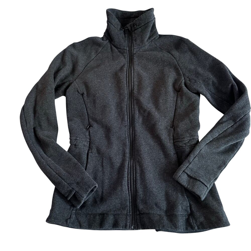 Lululemon Gray Full Zip Hooded Jacket - Women's Size 6